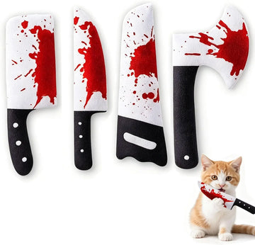 4-Pack Squeaky Knife Toys