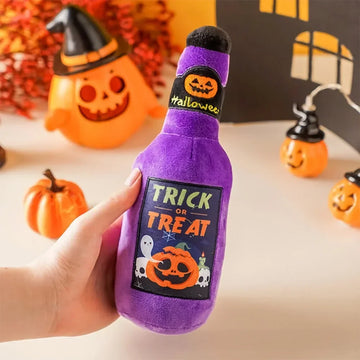 Trick or Treat Bottle Squeaky Toy