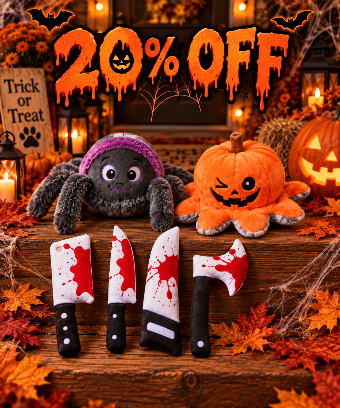 Halloween Knife Pack + Toy Bundle — Pick Your Toy