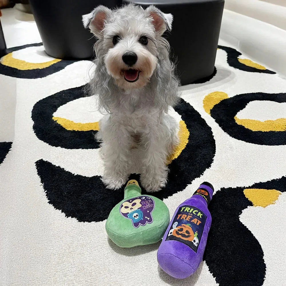 Trick or Treat Bottle Squeaky Toy