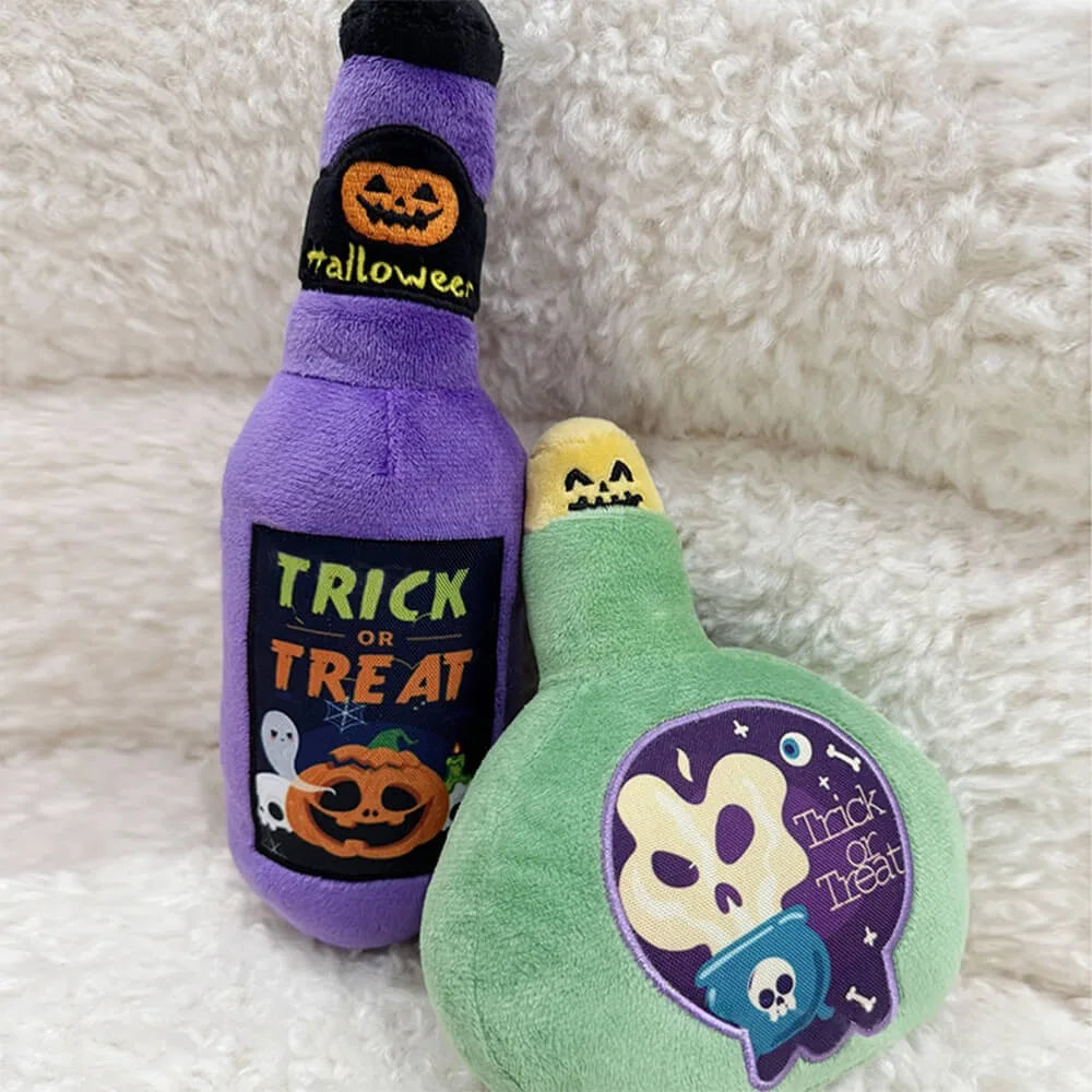 Trick or Treat Bottle Squeaky Toy