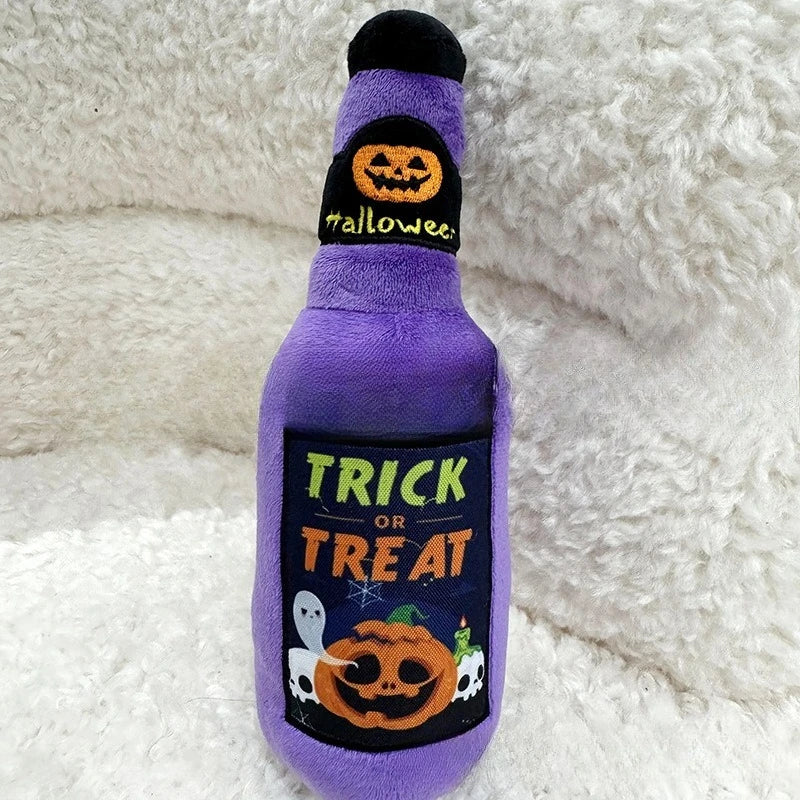 Trick or Treat Bottle Squeaky Toy