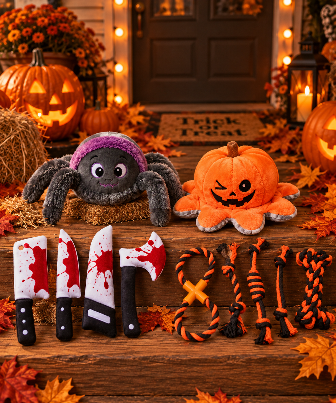 Halloween Knife Pack + Toy Bundle — Pick Your Toy