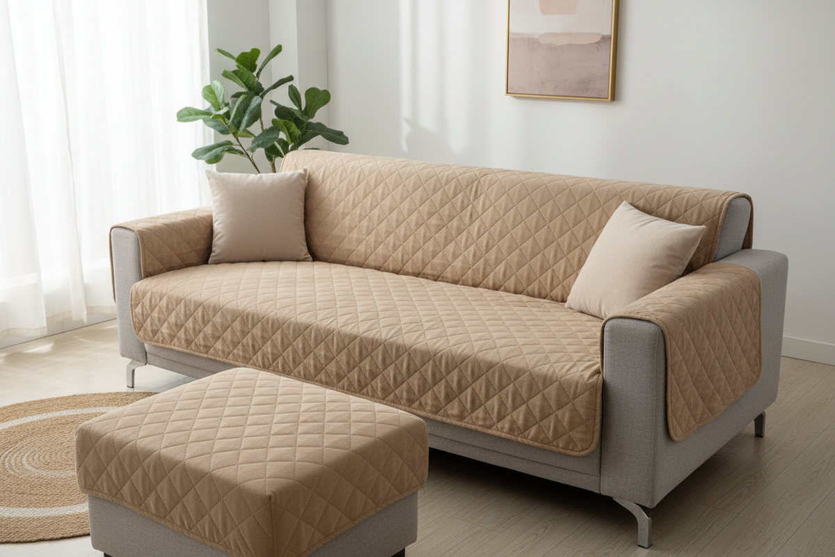 Plush Sofa Cover